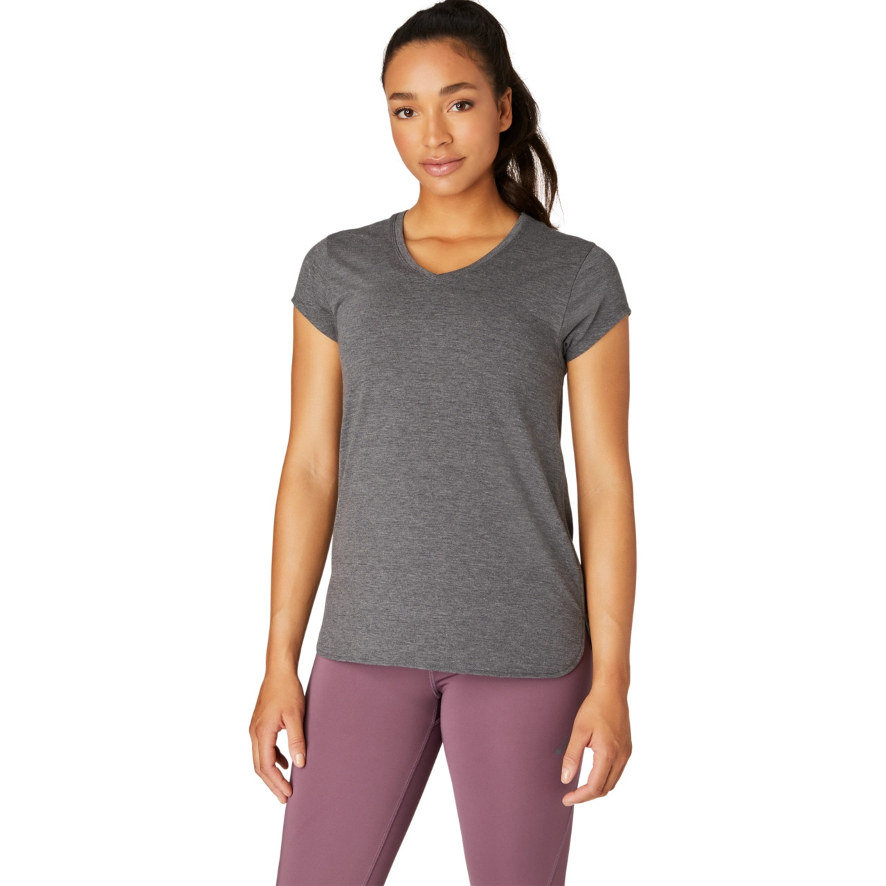 WOMEN'S HEATHER VNECK TOP - 6