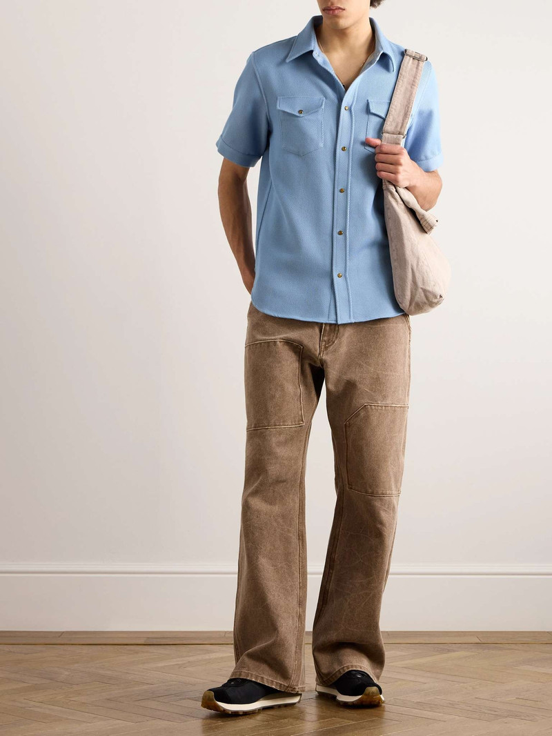 God’s True Cashmere Cashmere and Cotton-Blend Denim Shirt outlook