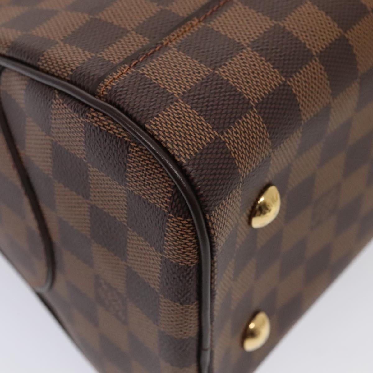 LOUIS VUITTON Damier Ebene Duomo Hand Bag N60008 - 9