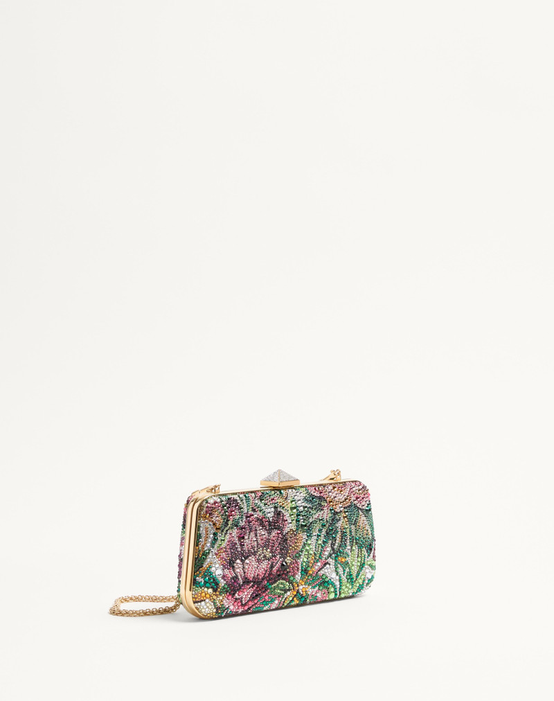 CARRY SECRETS MINAUDIERE WITH RHINESTONE VOYAGE IMAGINAIRE MOTIF 3