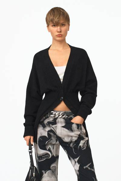 Alexander Wang SMOCKED WAIST CARDIGAN outlook