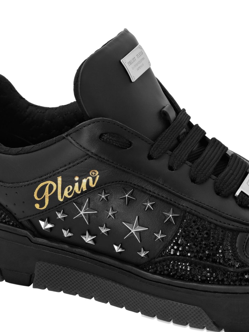 stud-embellished sneakers - 4