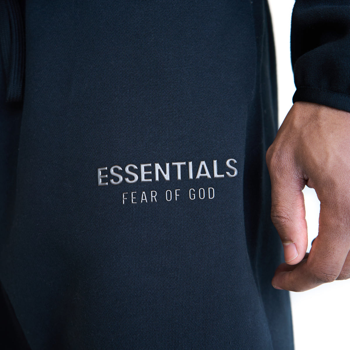 RELAXED FLEECE SWEATPANTS (JET BLACK) - 11
