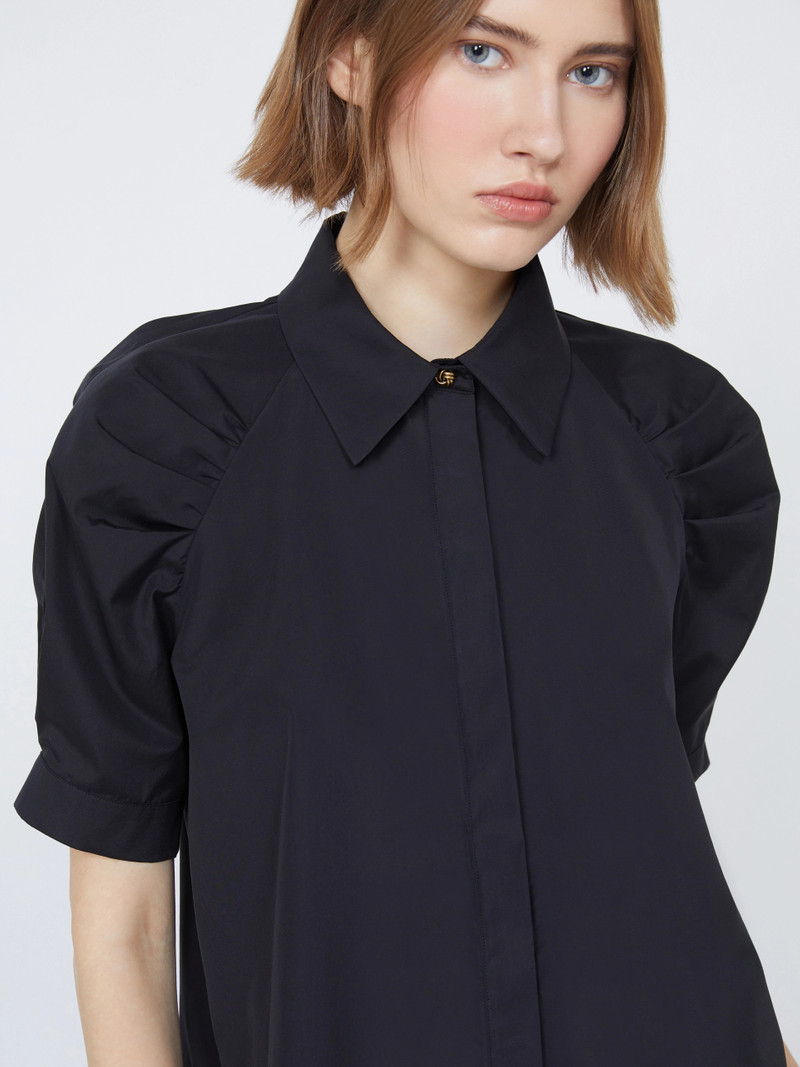AMORE Cotton poplin shirt - BLACK 5