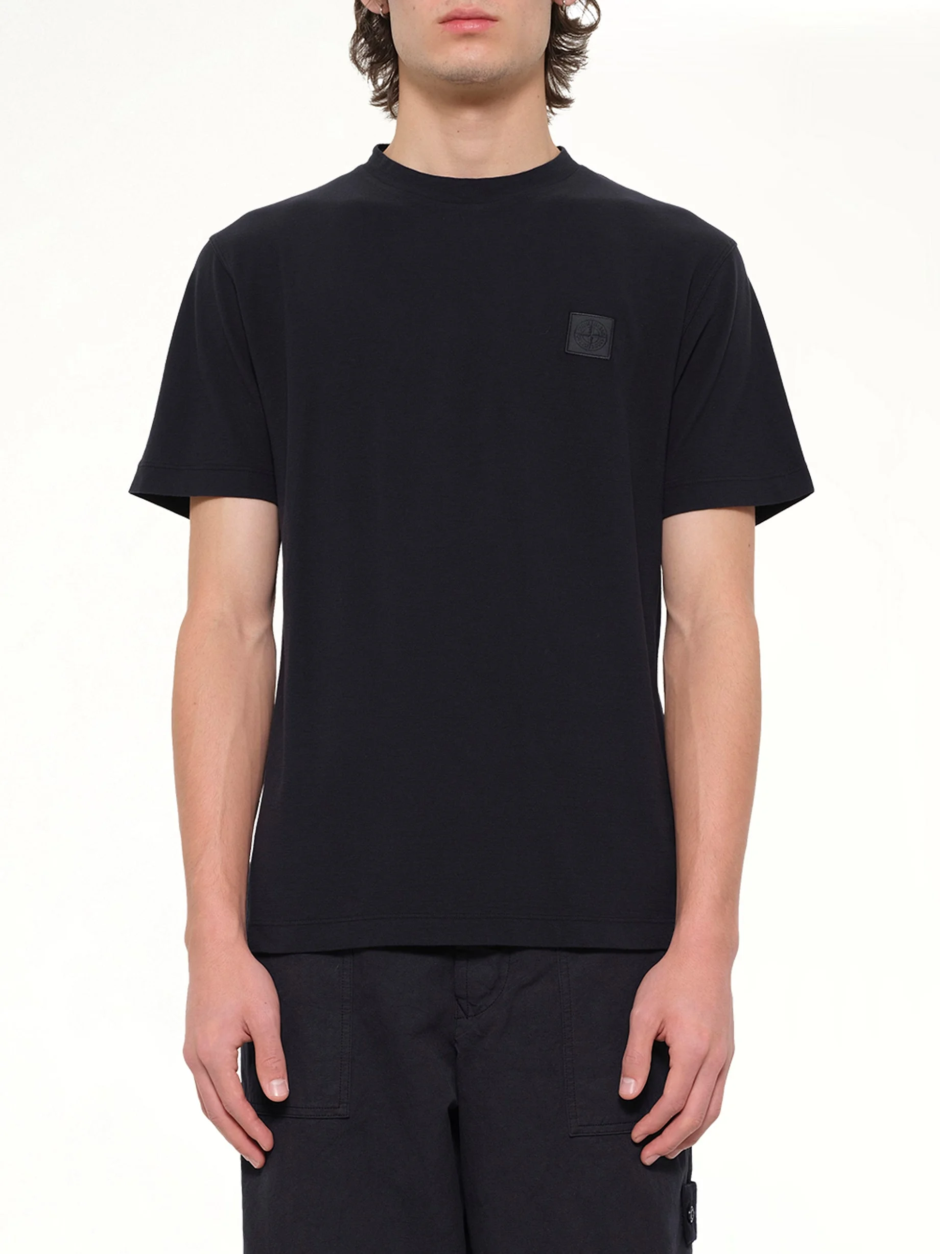 2100021 SS T-Shirt in Navy Blue - 1