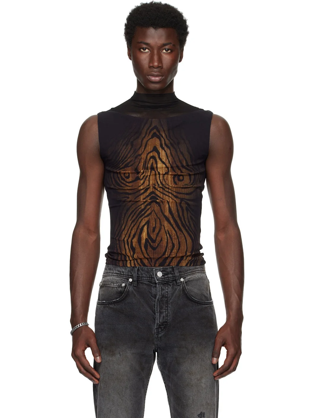 Black 'The Wood' Turtleneck - 1