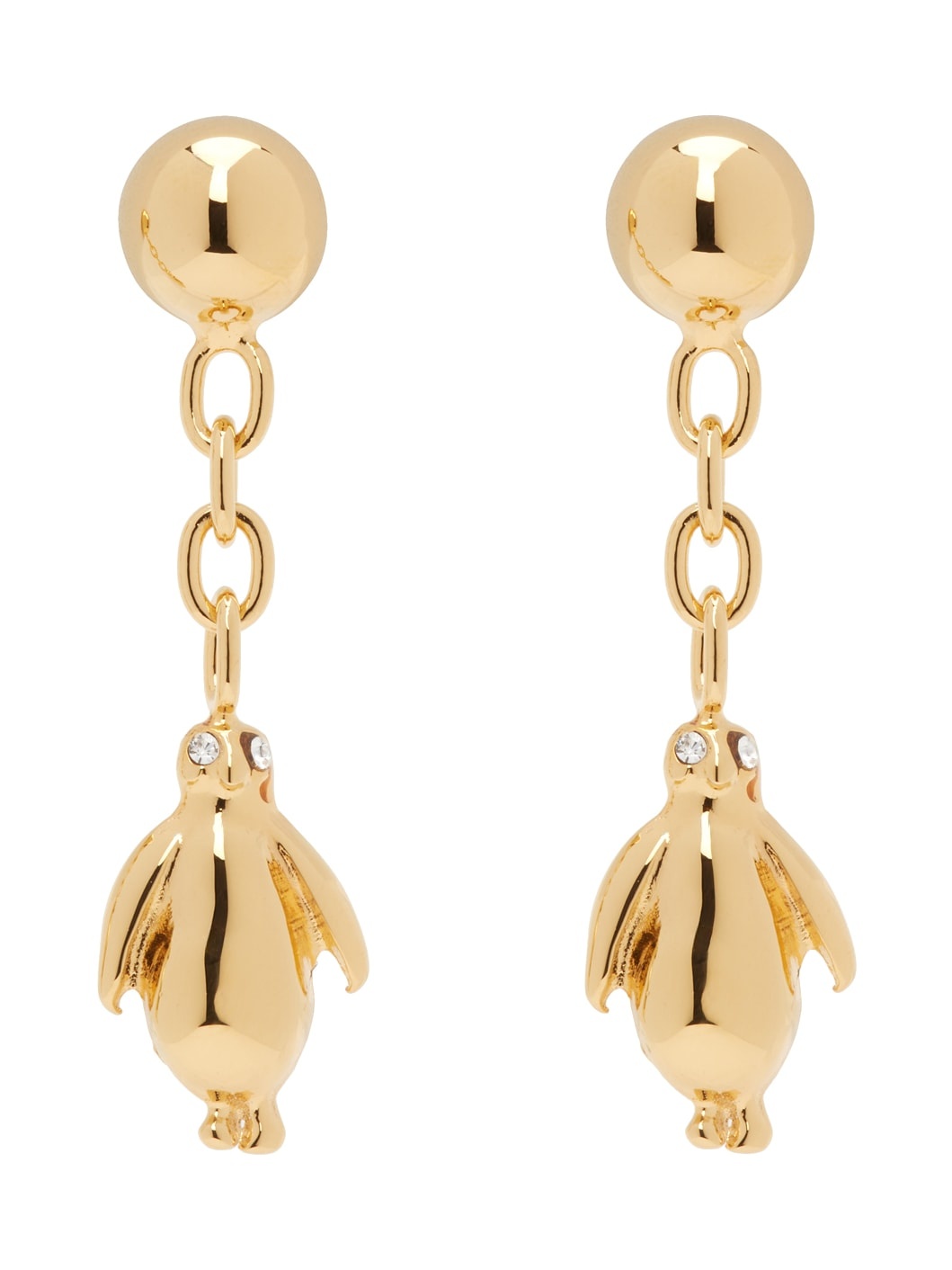 Gold Charm Earrings - 1