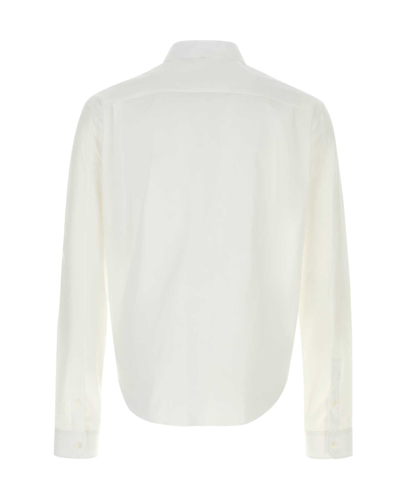 White Poplin Shirt - 2