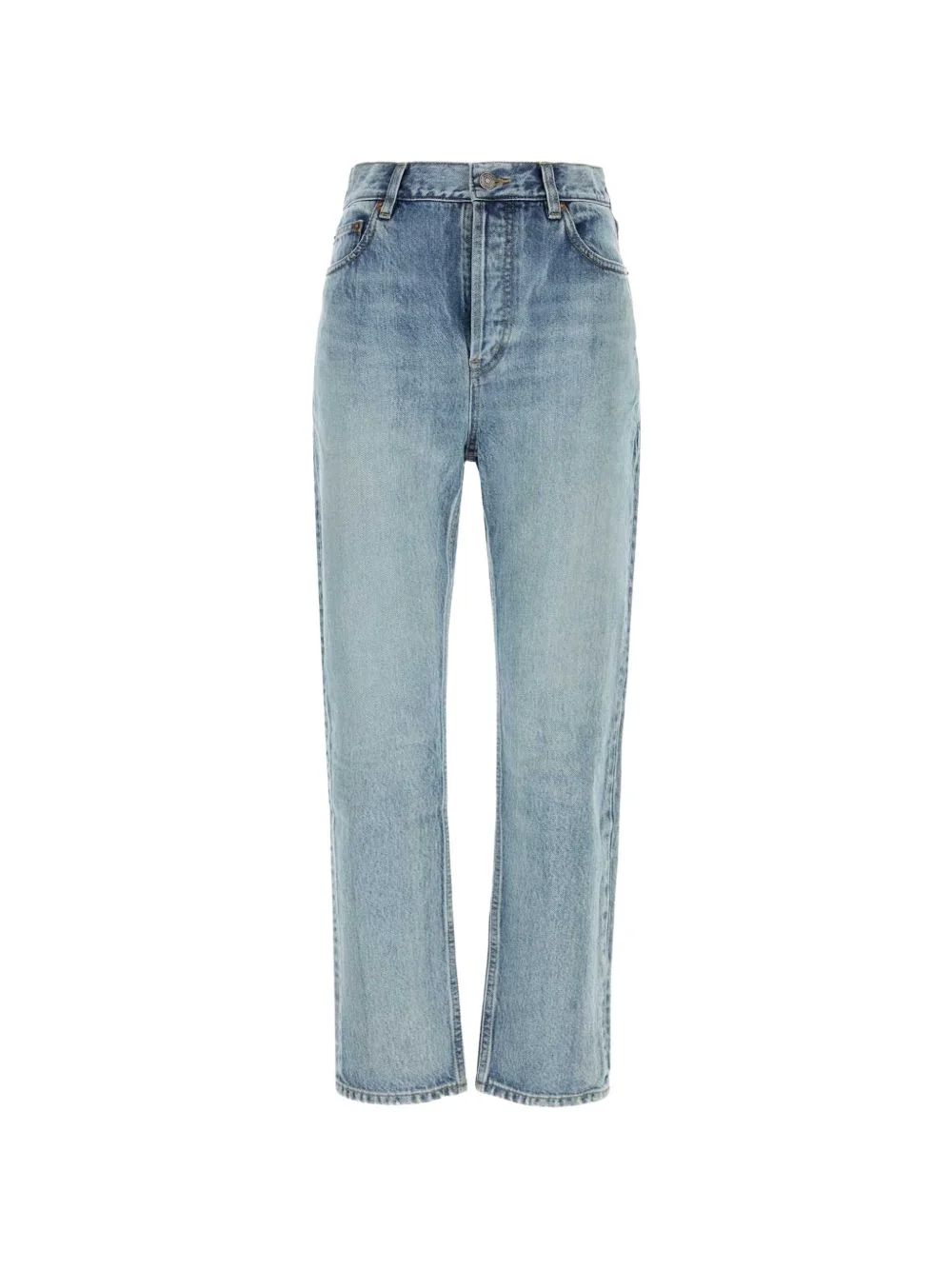 90's high-rise cropped slim jeans - 1