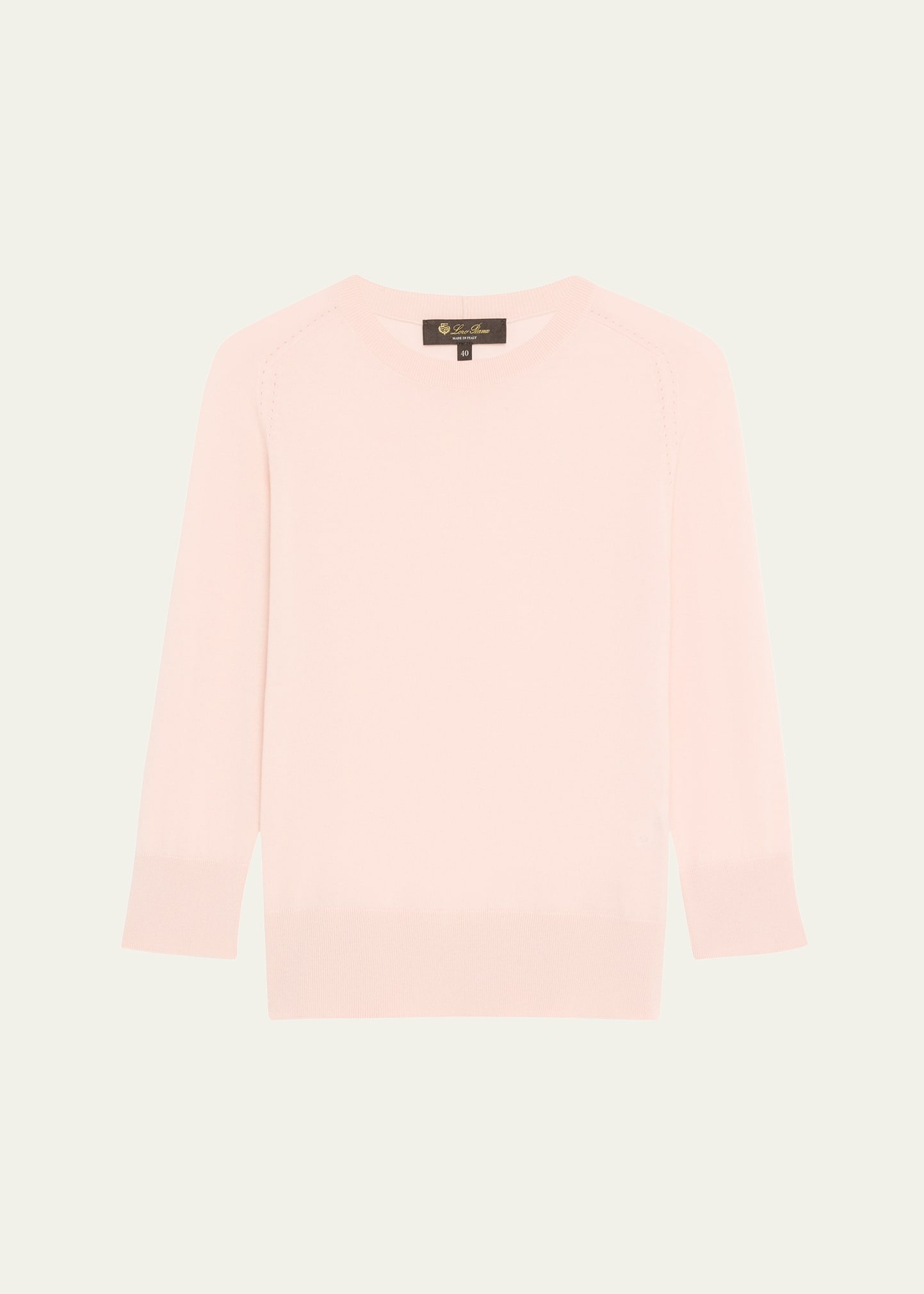 Girocollo Manica Neo Piuma Cashmere Sweater - 1