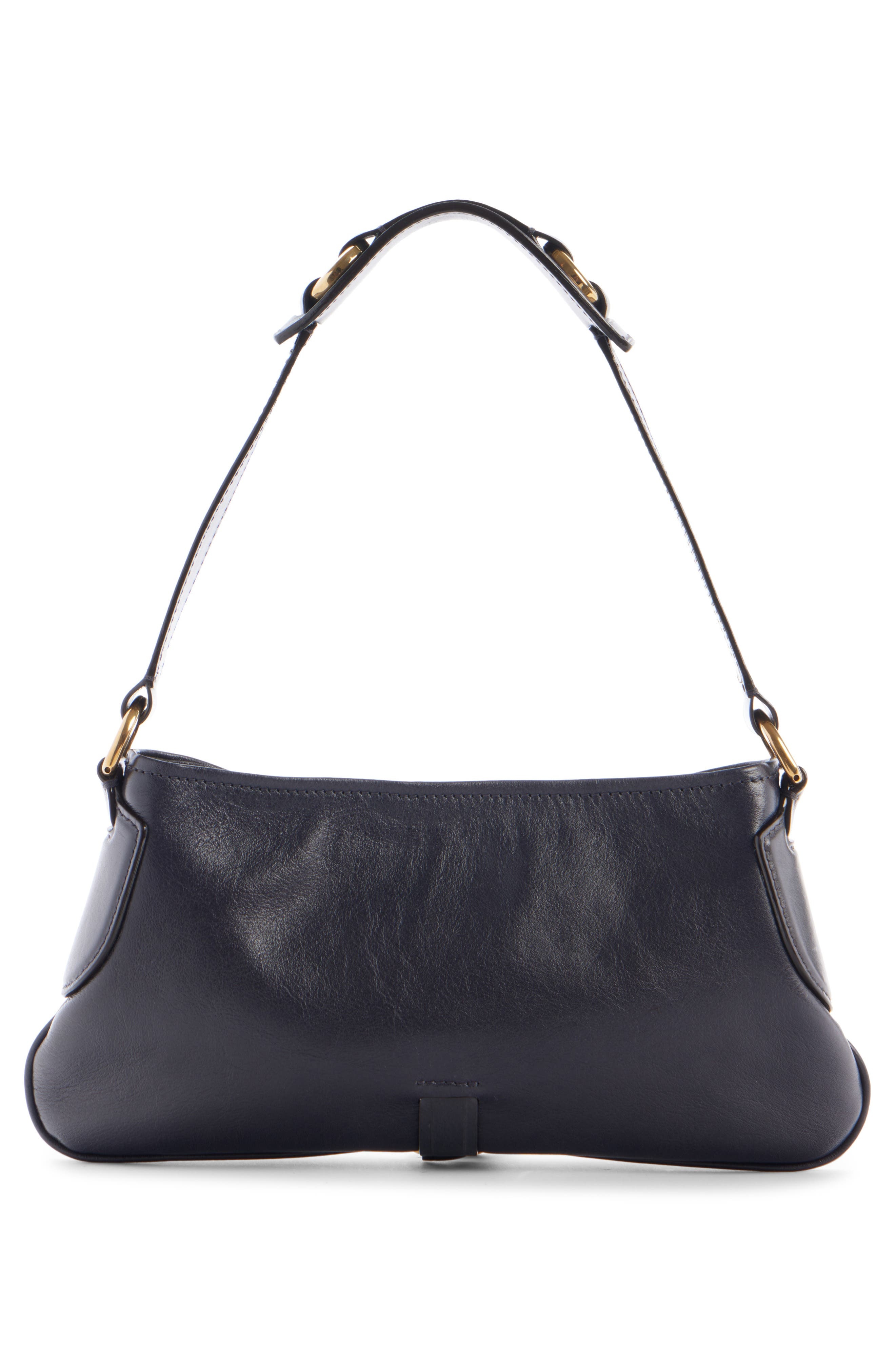 Chloé Kerala 25 Leather Shoulder Bag in 44C Black Navy at Nordstrom - 3