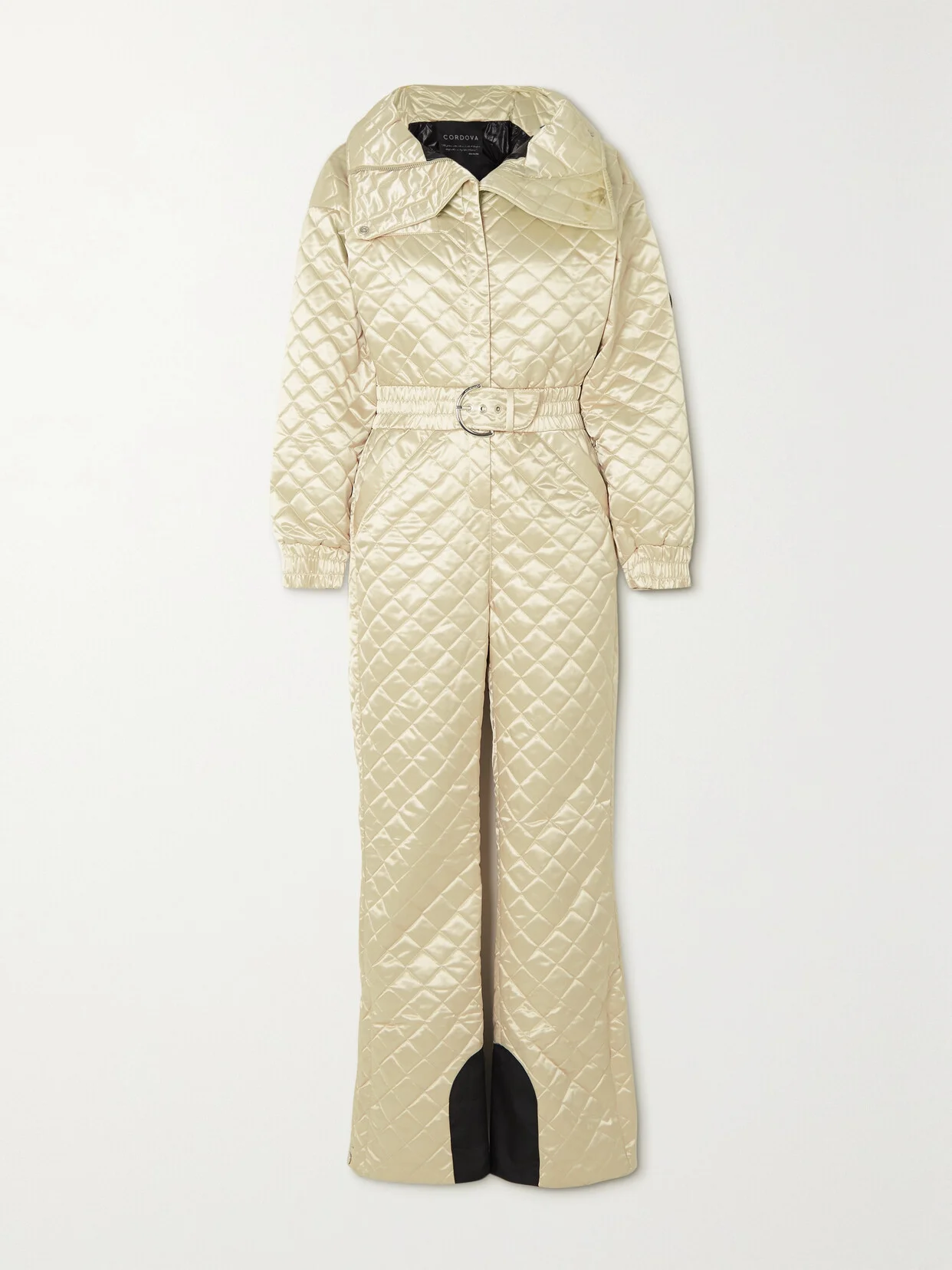 The Courmayeur Belted Quilted Ski Suit - 1