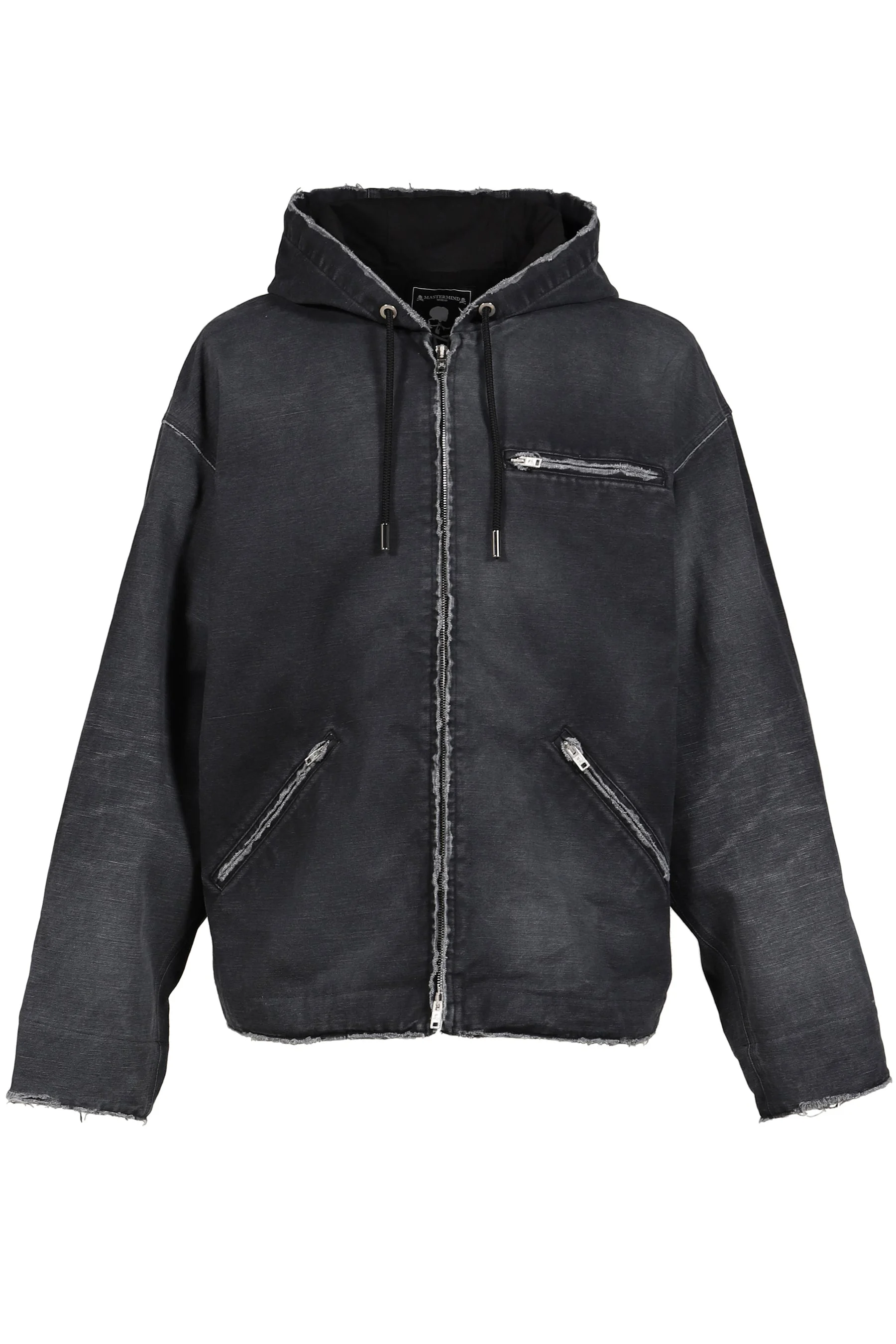 HOODED WORK JACKET / BLK - 1