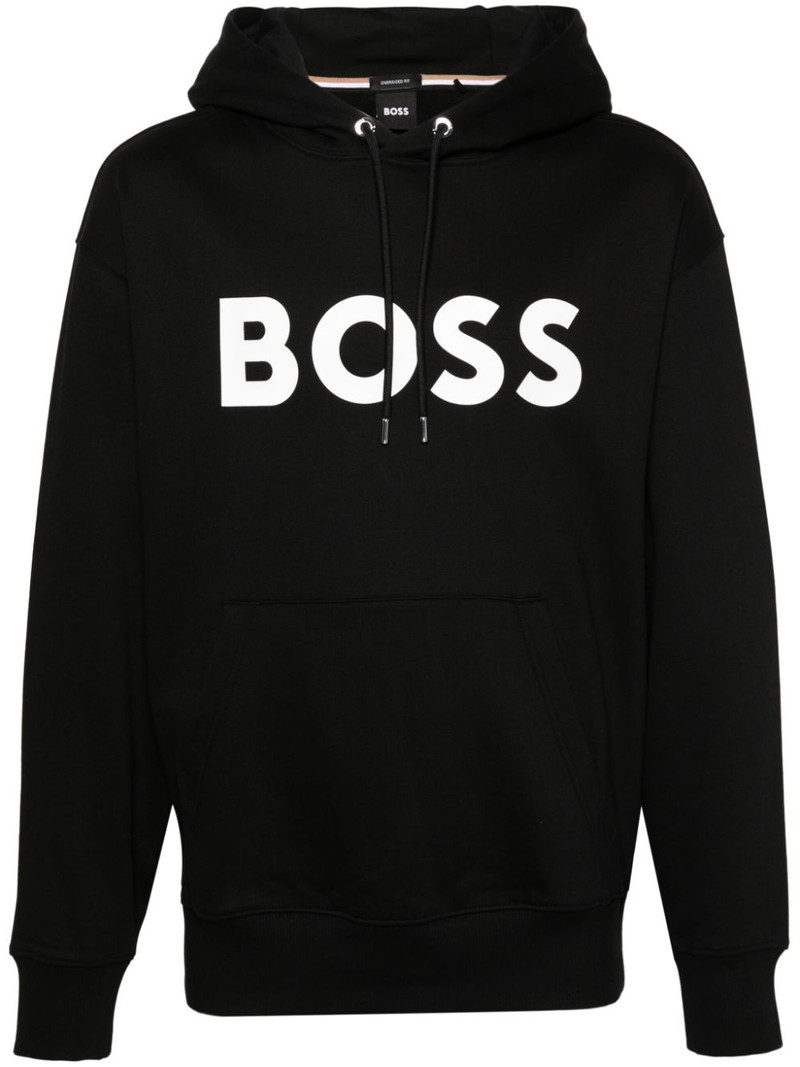 로고 인쇄 면 hoodie 1