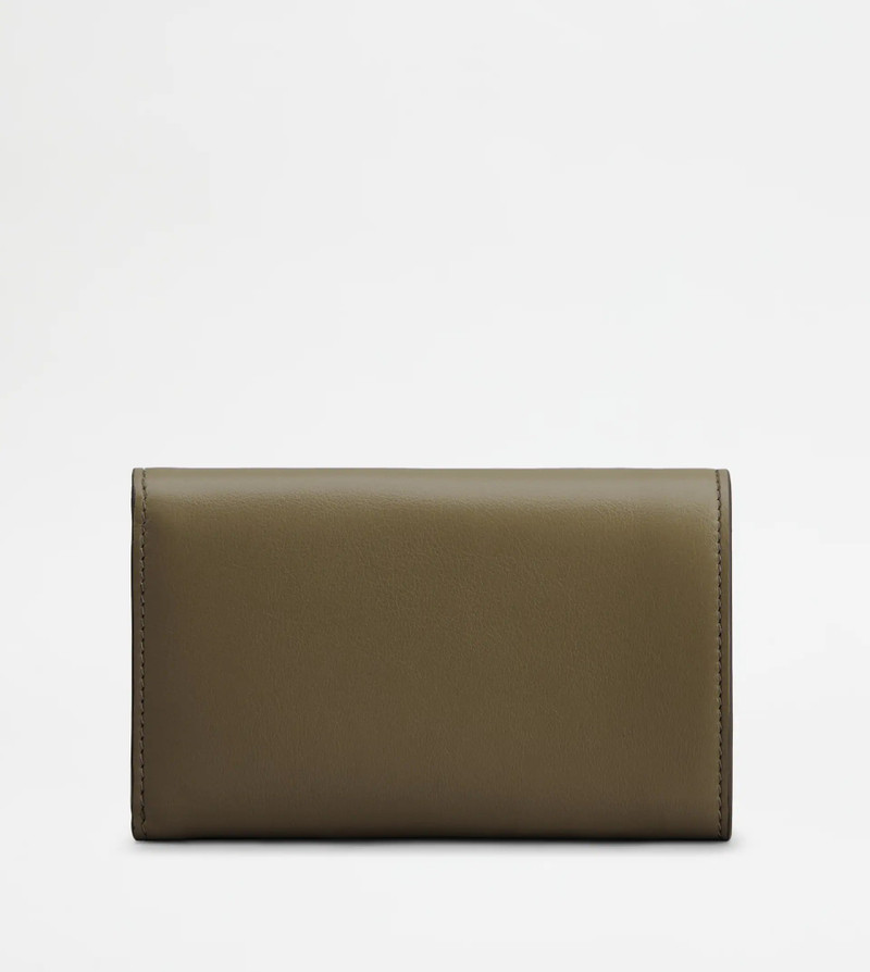 TIMELESS WALLET IN LEATHER - GREY 3