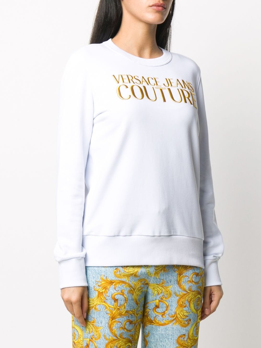 embroidered logo sweatshirt - 3