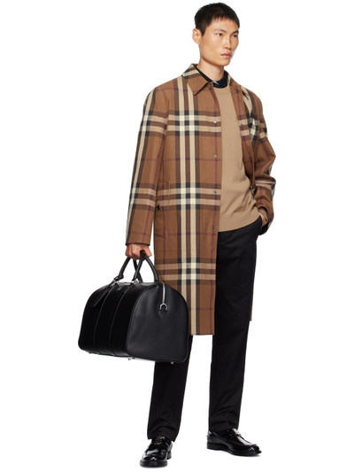 Burberry Brown Check Coat outlook