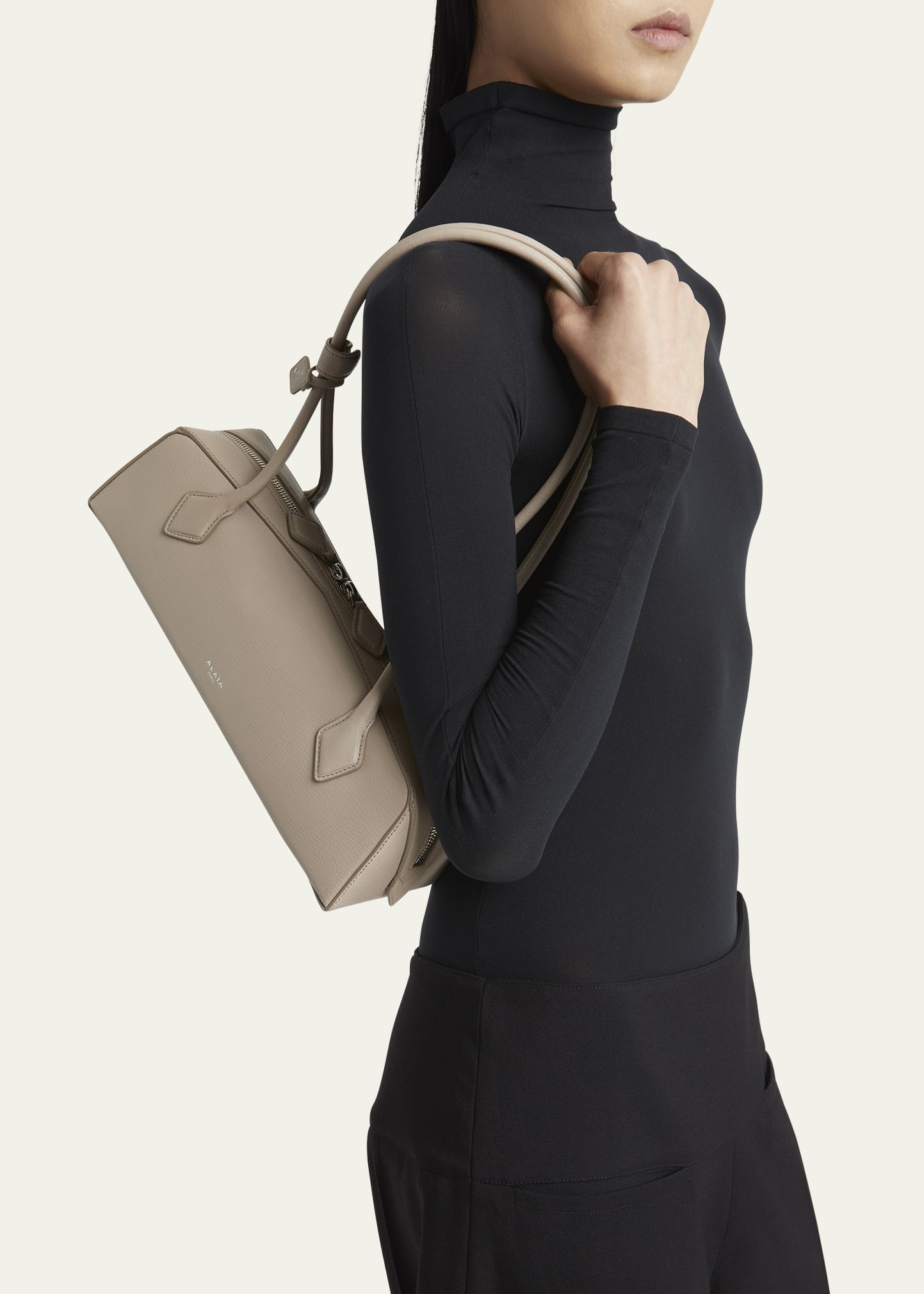 Le Teckel Medium Shoulder Bag in Goatskin - 2