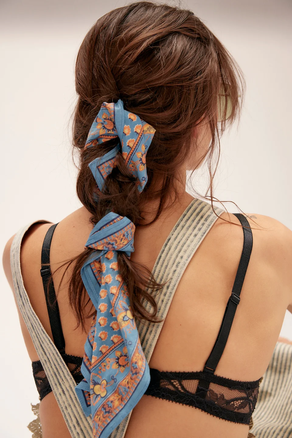 Lotus Paisley Print Bandana - 1