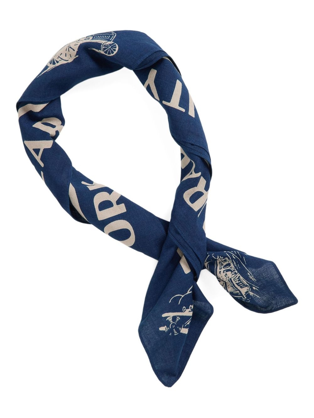 Workwear graphic-print scarf - 3