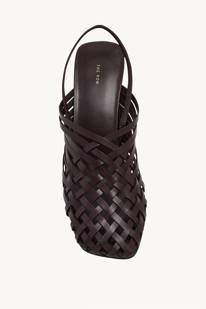 Woven Mule in Vegetable-Tanned Leather 3