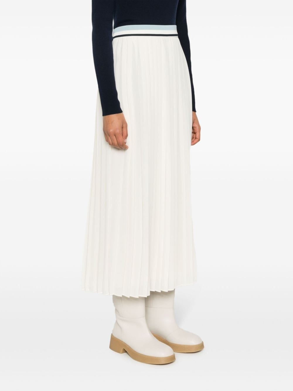 pleated midi skirt - 3