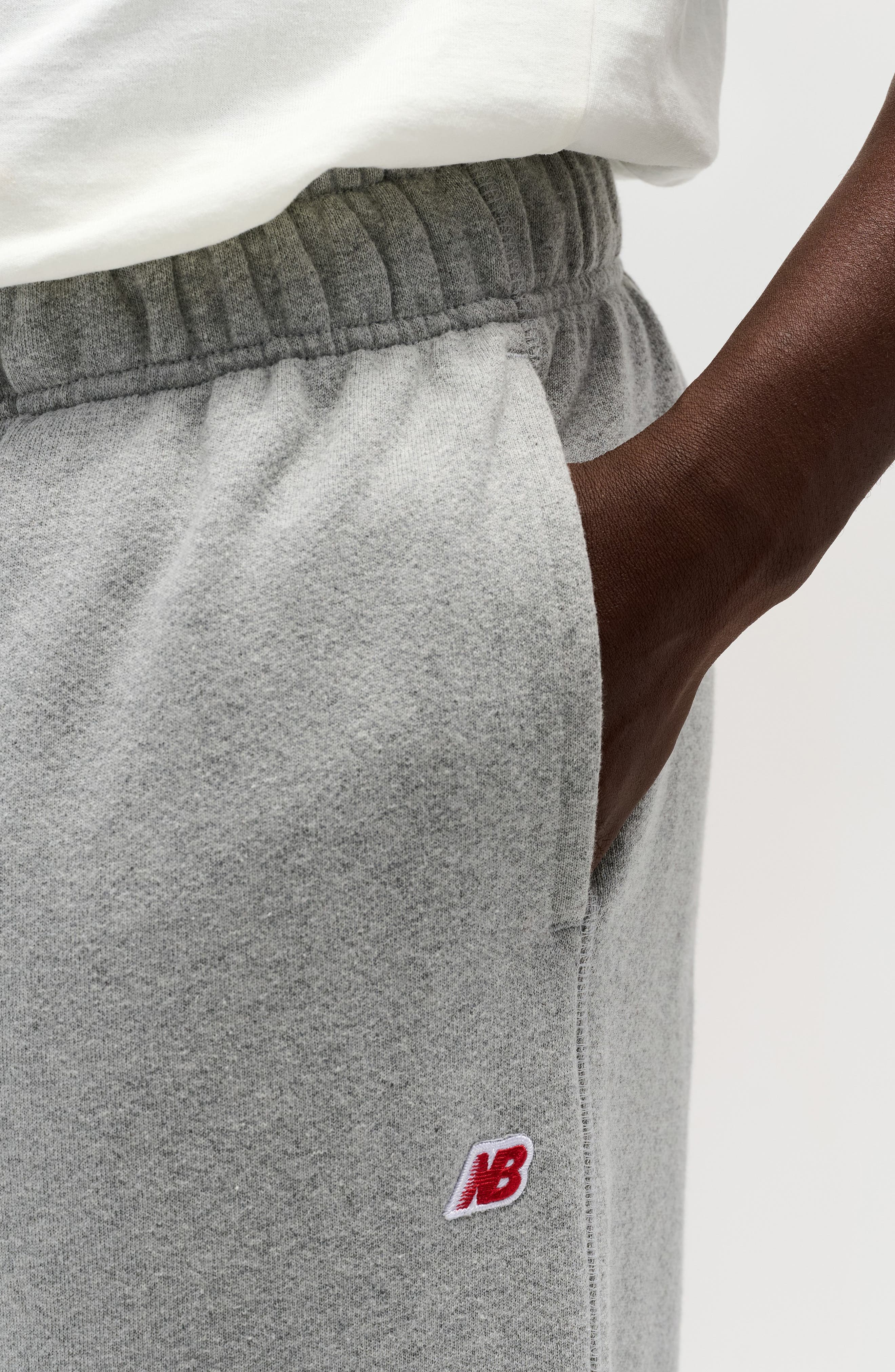 New Balance Made in USA Core Cotton French Terry Sweatpants in Athletic Grey at Nordstrom - 3