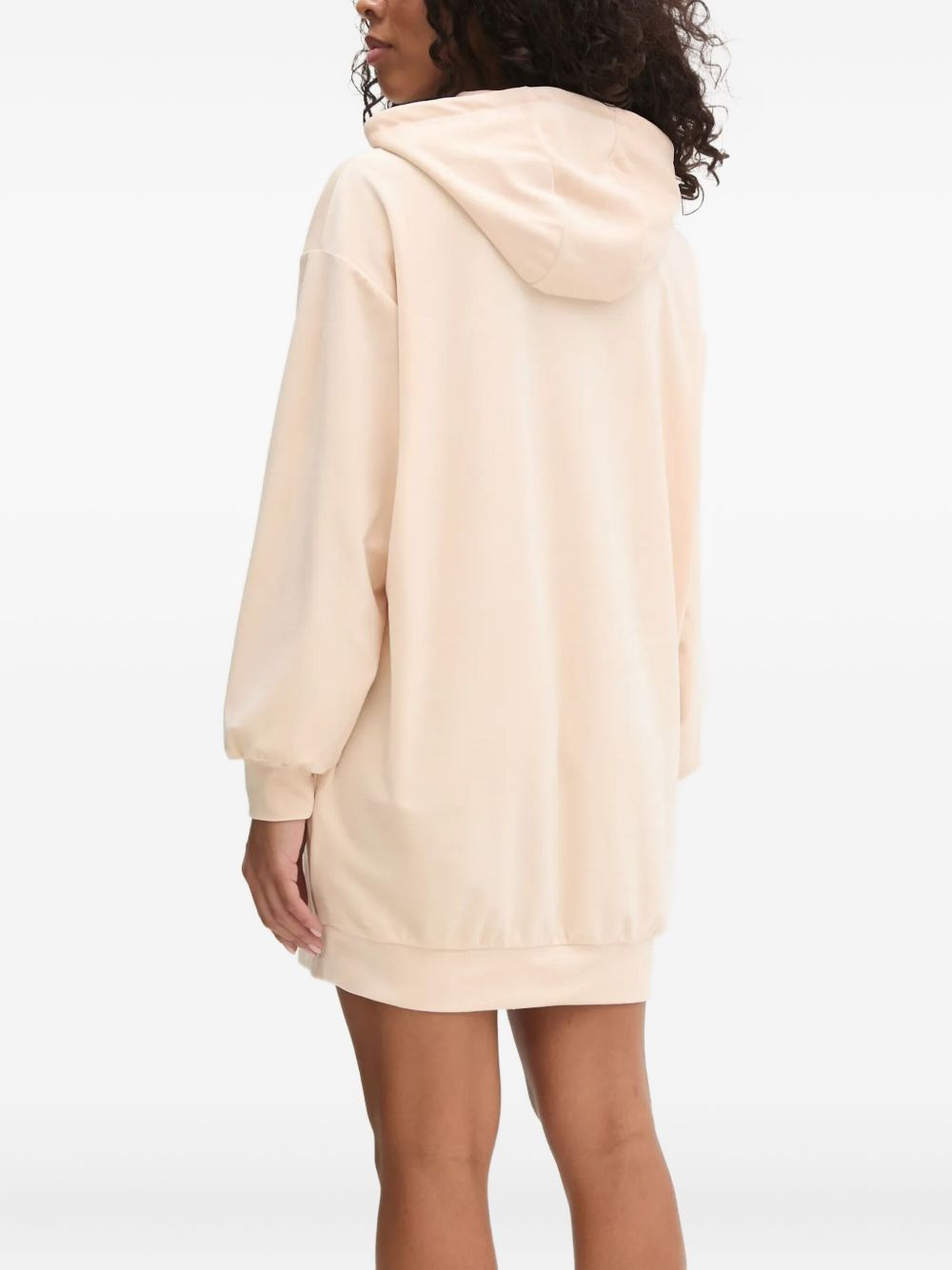 crystal-embellished hoodie dress - 3