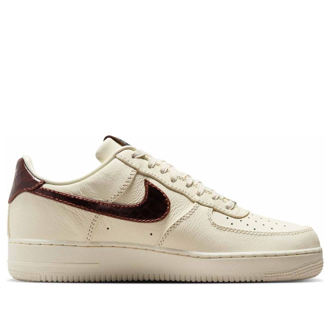 Nike Air Force 1 '07 'Soft Pearl Brown Croc' IH7332-001 - 2