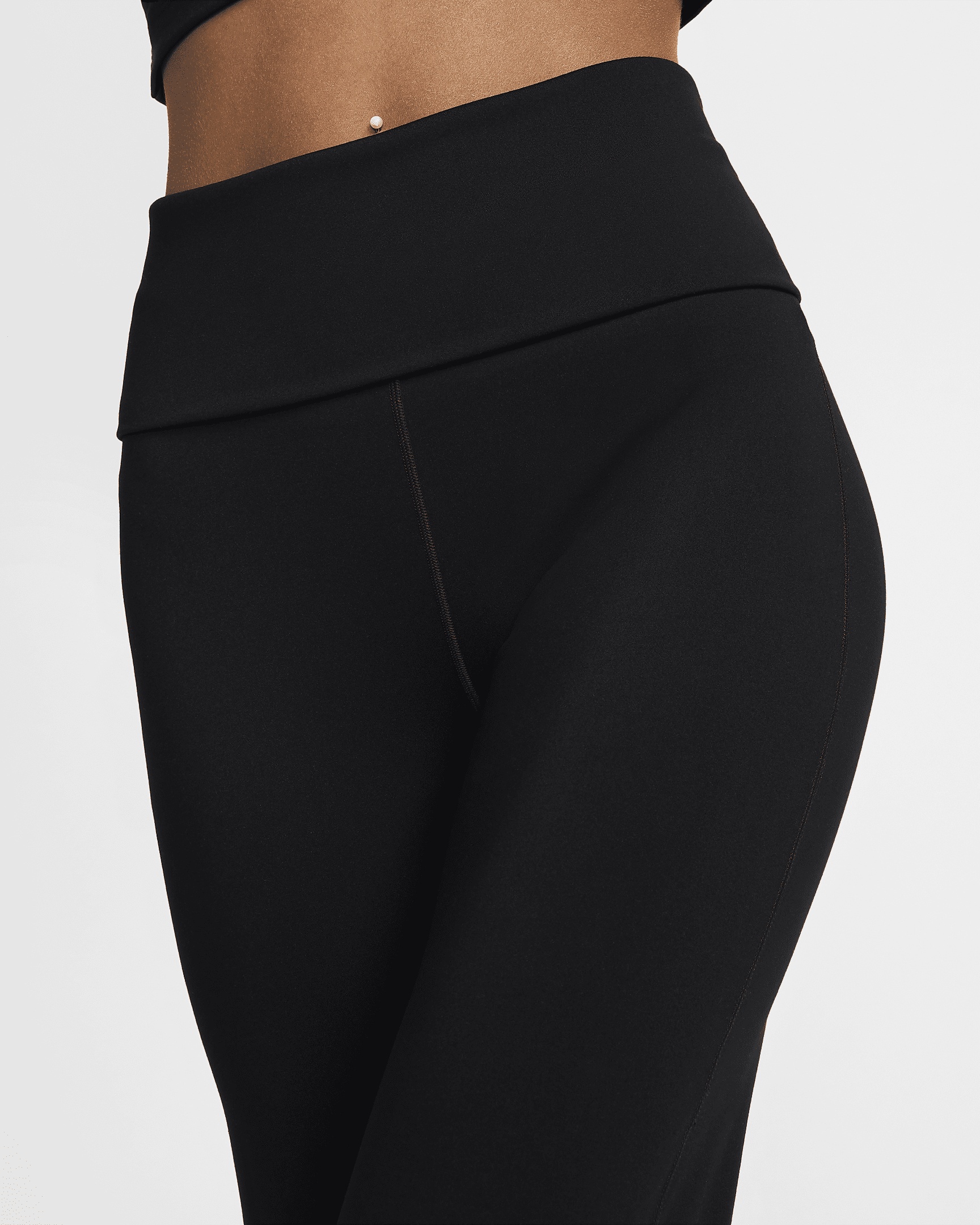 Nike One Women's Dri-FIT High-Waisted Fold-Over Pants - 3