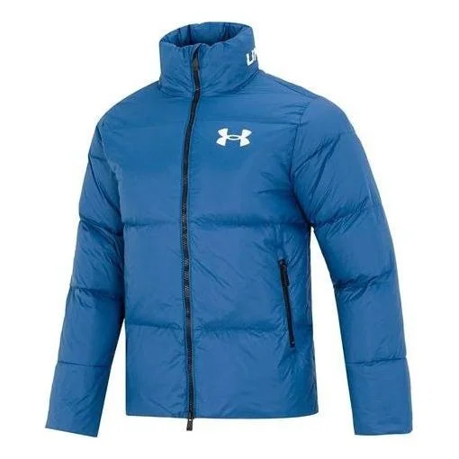Under Armour Logo Puffer Jacket 'Blue' 1375449-437 - 1