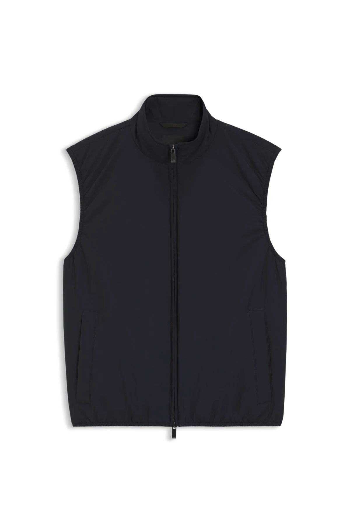 KNIT-TRIM GILET WITH WATER-REPELLENT FINISH - 1