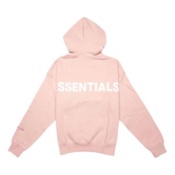 Fear of God Essentials FW19 Alphabet Logo Hoodie 'Blush Pink' FOG-FW19-57 - 3