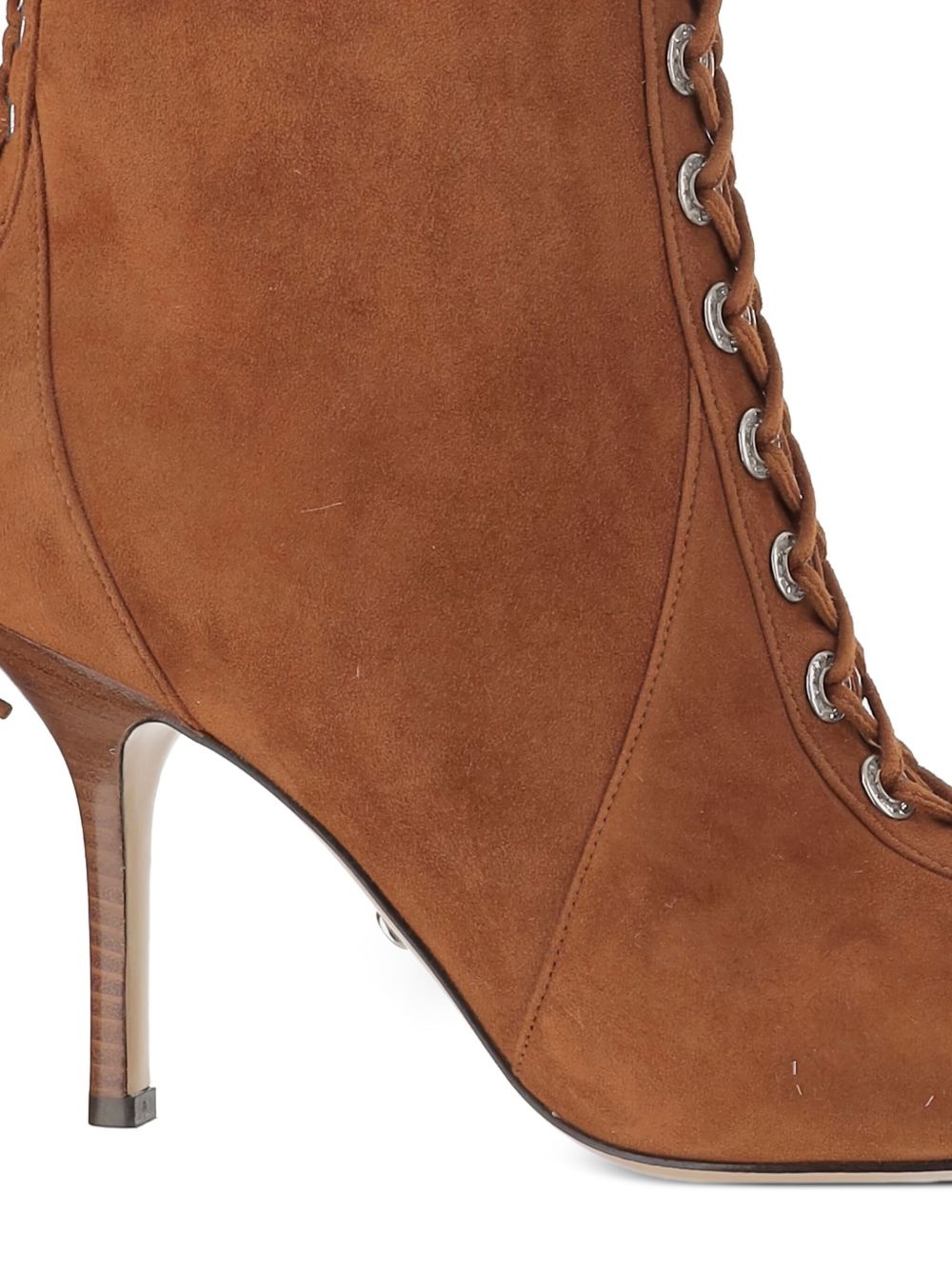 50mm lace-up studded boots - 4