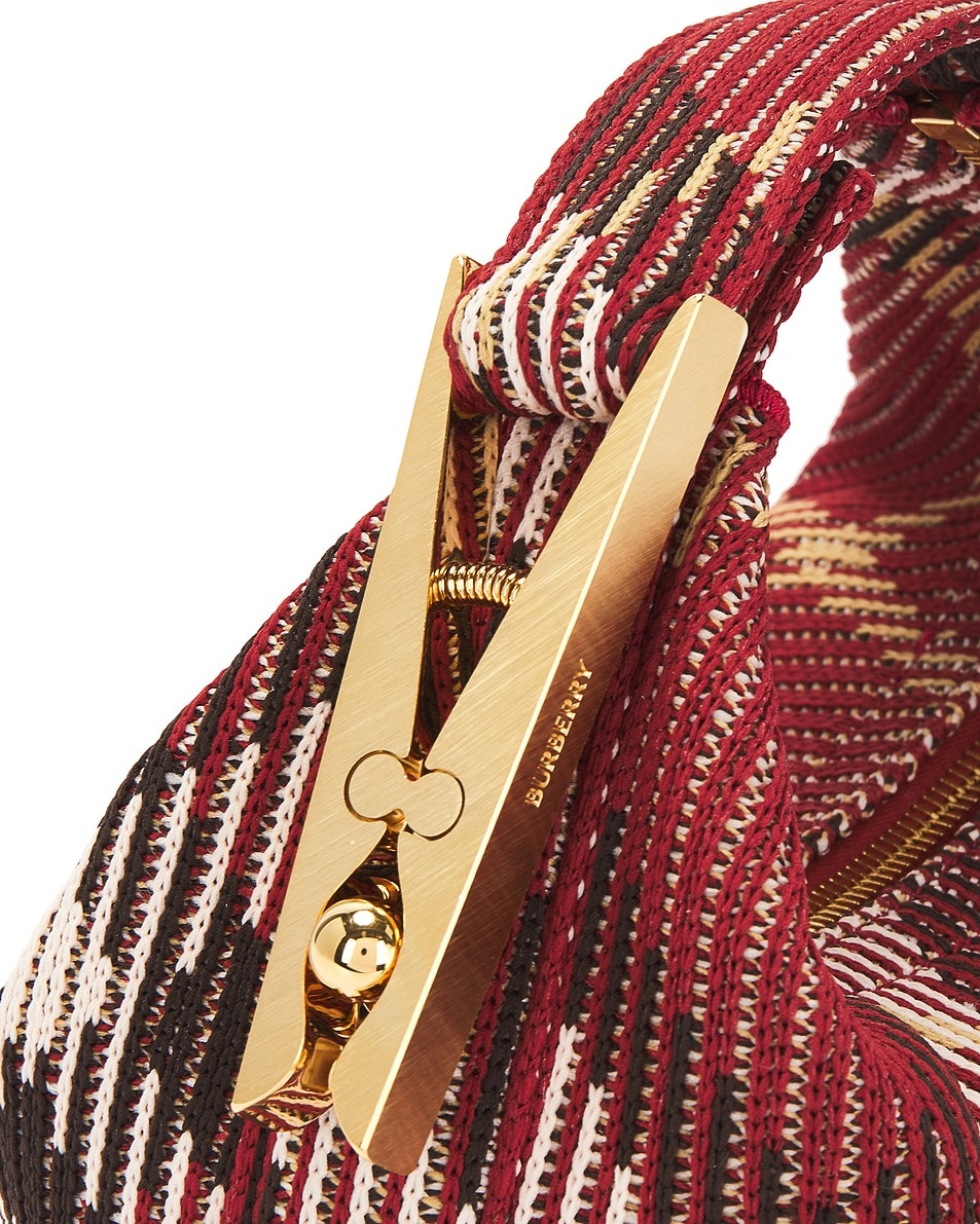 Mini Check Knit Bag - 6