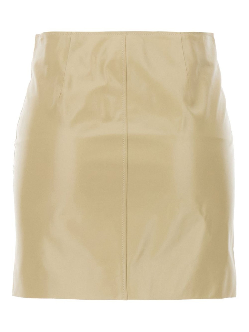 Isabel Marant nappa leather skirt outlook