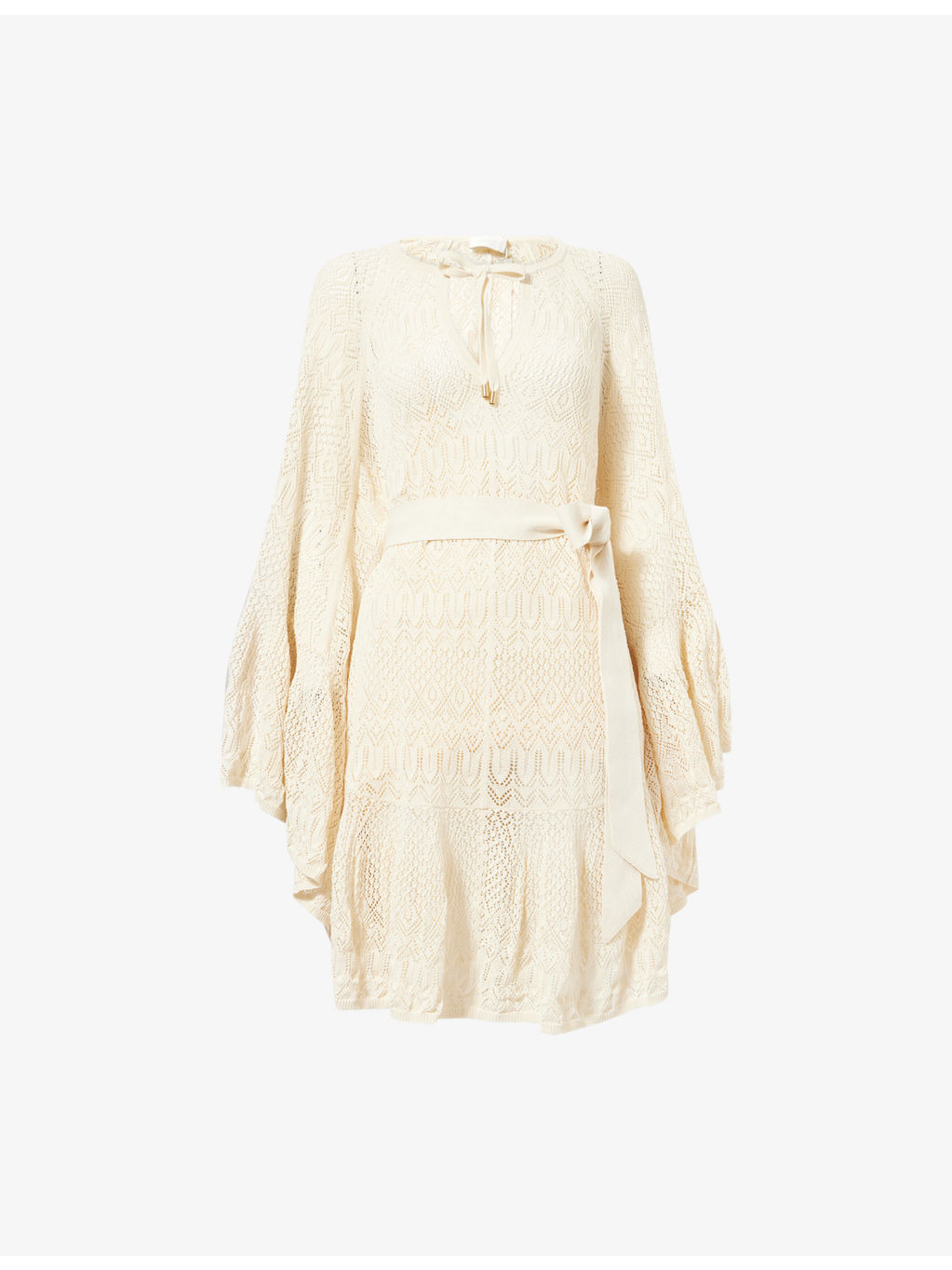 Coco Pointelle Lace Knitted Dress - 1