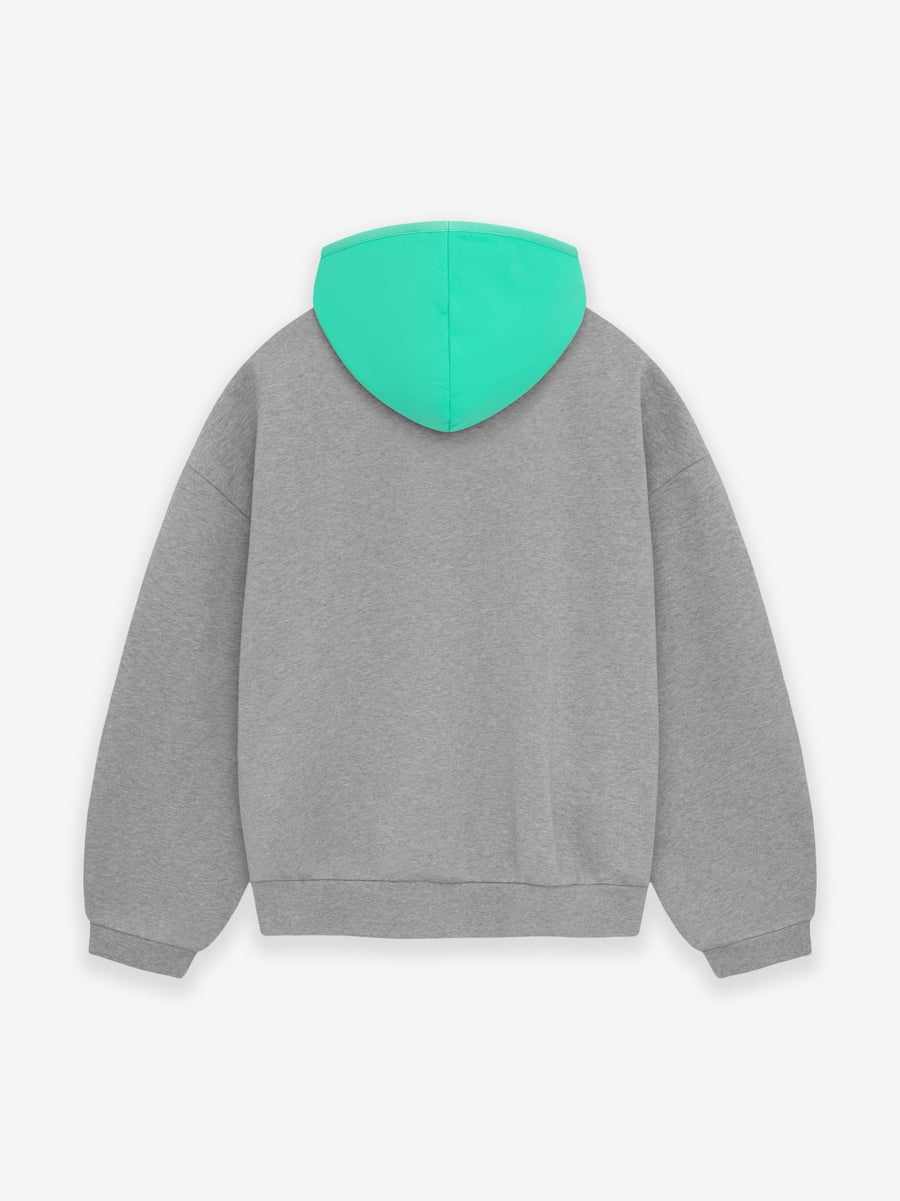 Nylon Fleece Hoodie - 2
