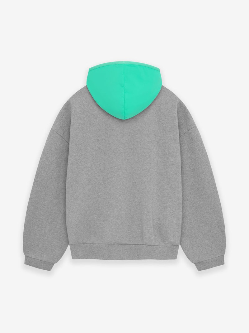 ESSENTIALS Nylon Fleece Hoodie outlook