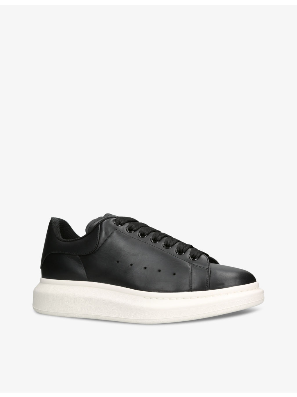 Men's Show platform leather low-top trainers - 3