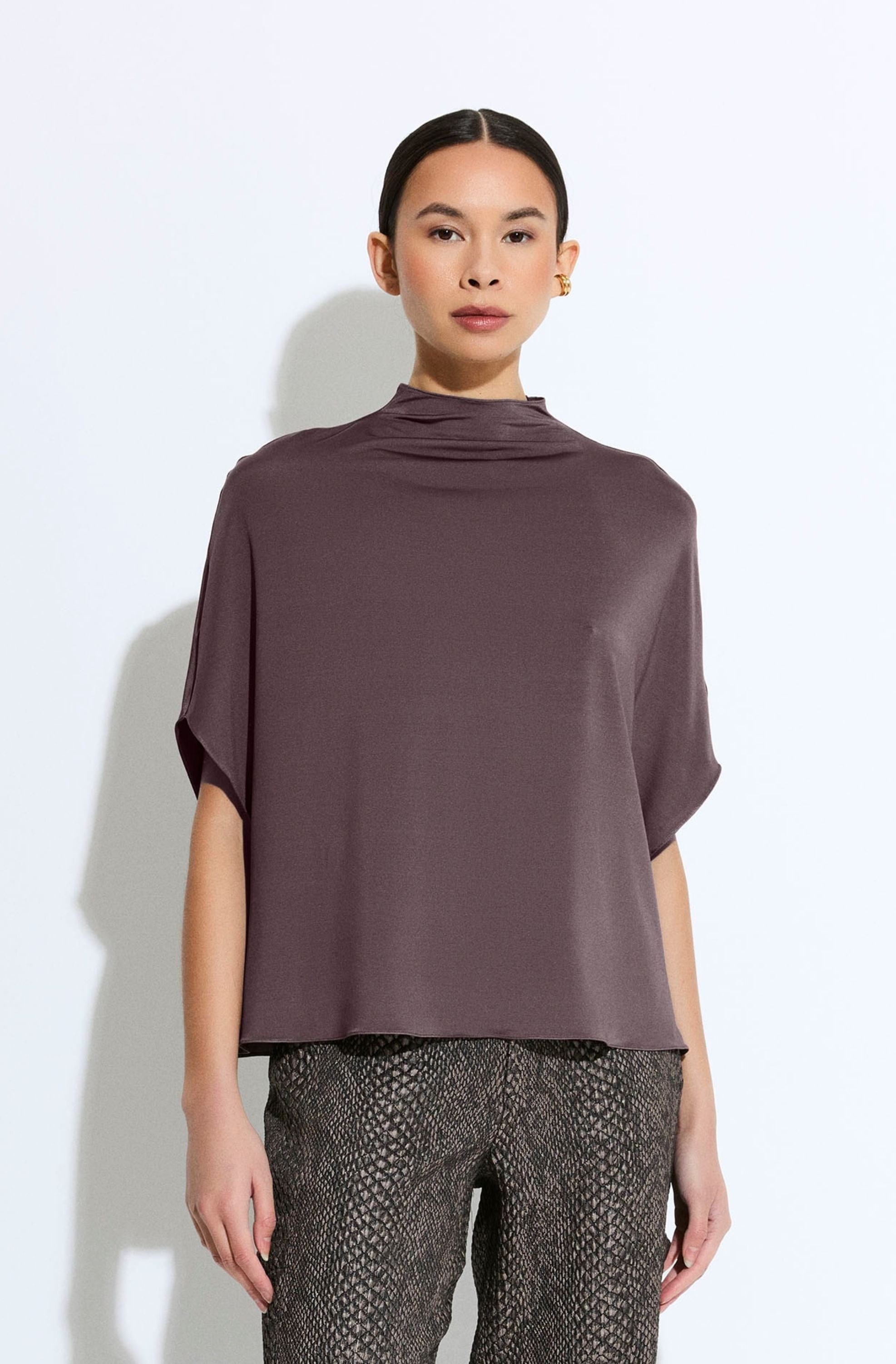 Lightweight Jersey Cape Tee - 2