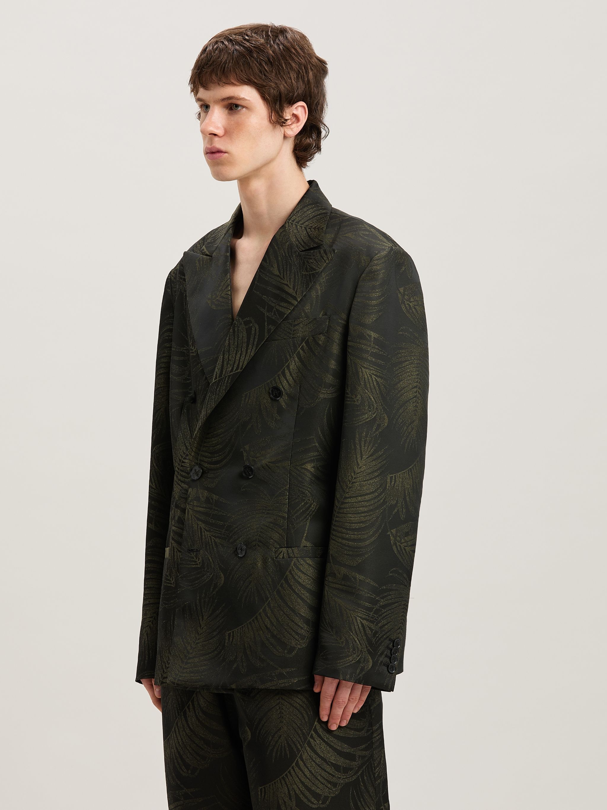 Palm jacquared blazer - 4