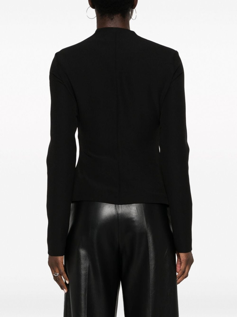 bow-detail long-sleeve top 4