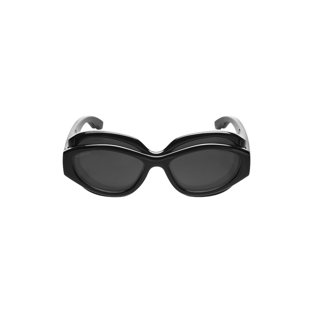 Superbusy Round Sunglasses  in Black - 1