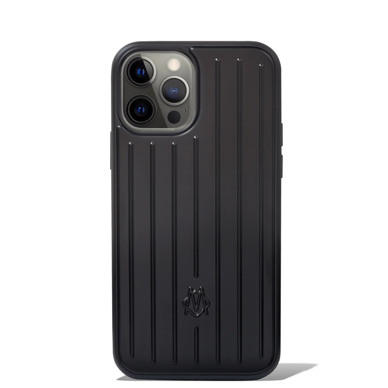 iPhone Accessories Polycarbonate Matte Black Groove Case for iPhone 12 & 12 Pro 1