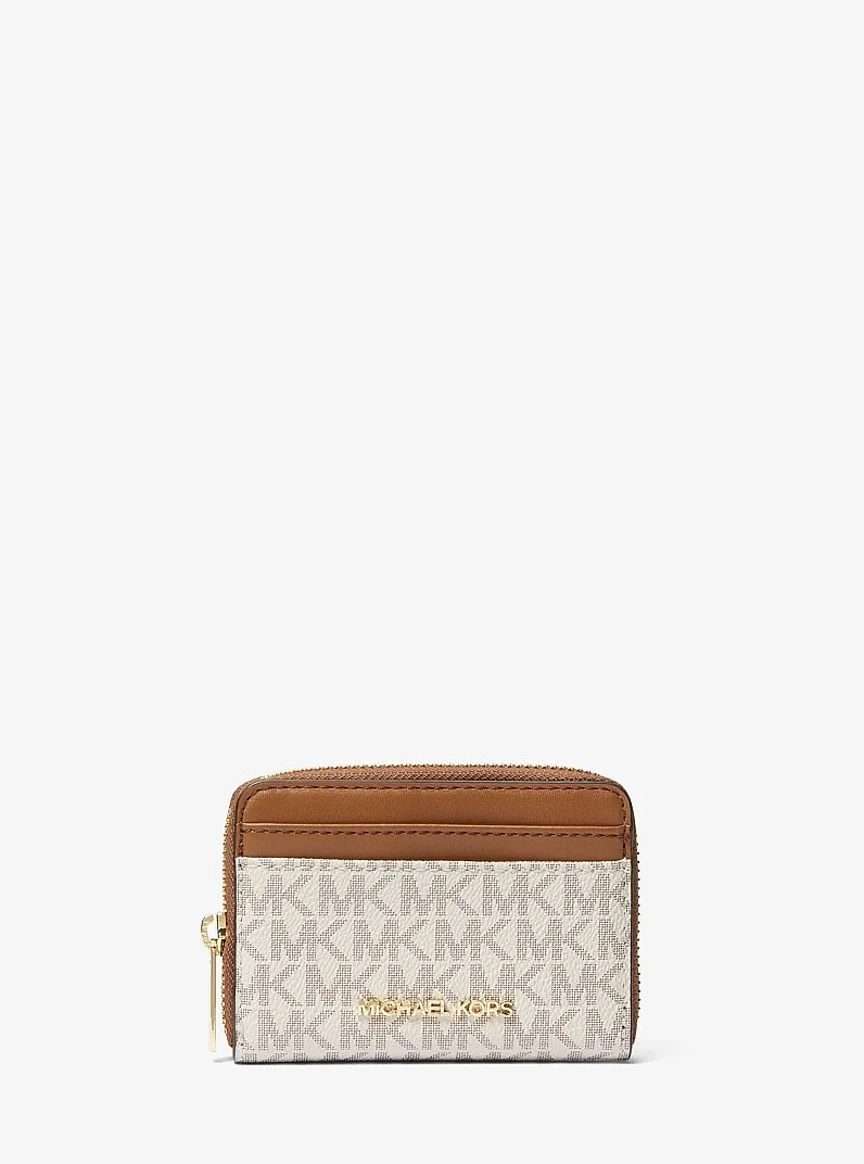 Jet Set Travel Medium Logo Zip-Around Card Case - 1