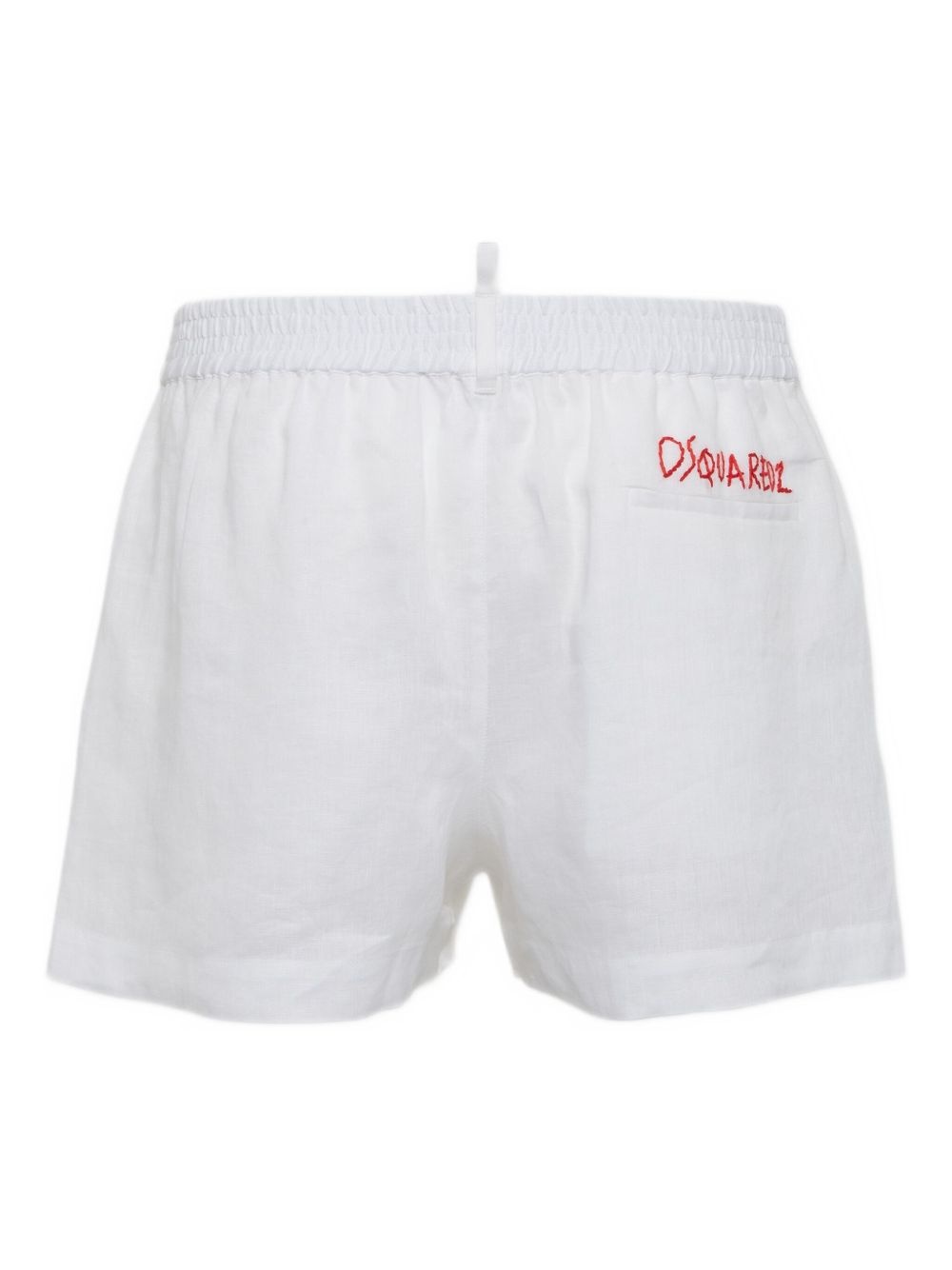 logo-embroidered shorts - 2