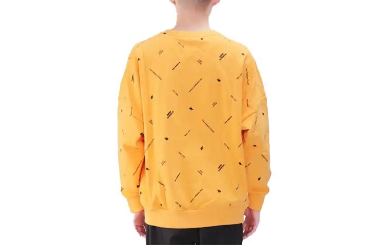 New Balance Men's New Balance Alphabet Full Print Pullover Round Neck Yellow AMT13387-HAB - 2