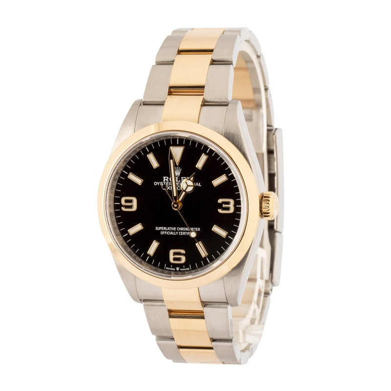 Pre-owned Rolex Explorer Black 124273 - 2