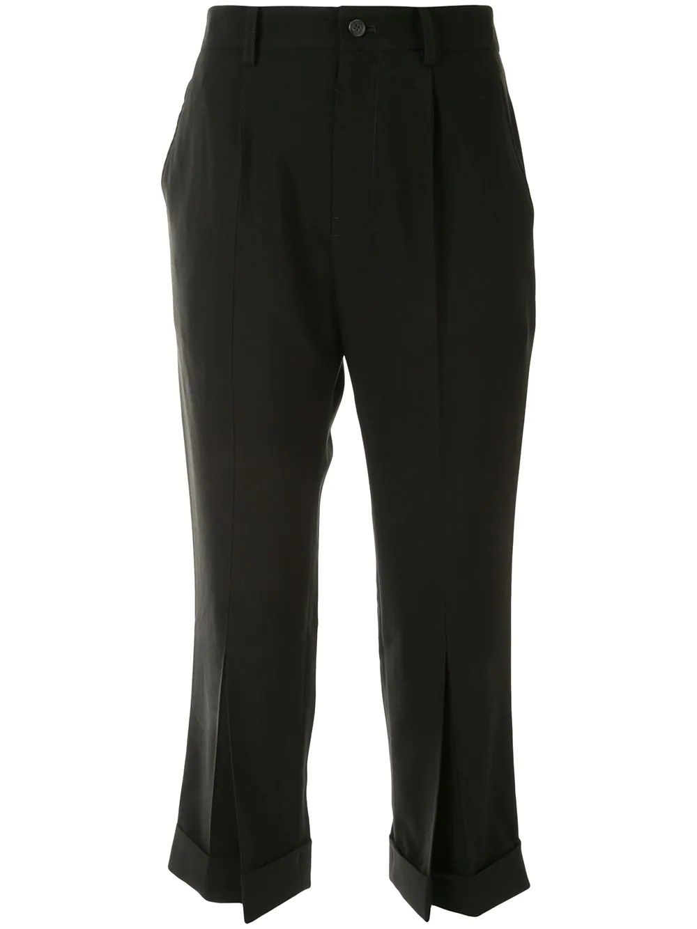 cropped tailored trousers - 1